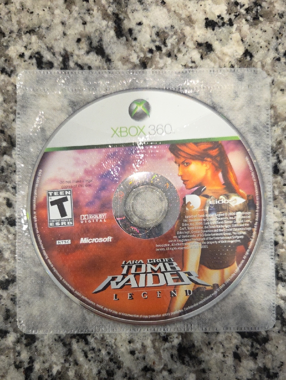 Tomb Raider: Legend Xbox 360 - NO CASE